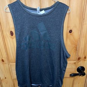 Adidas Gray Sleeveless Top